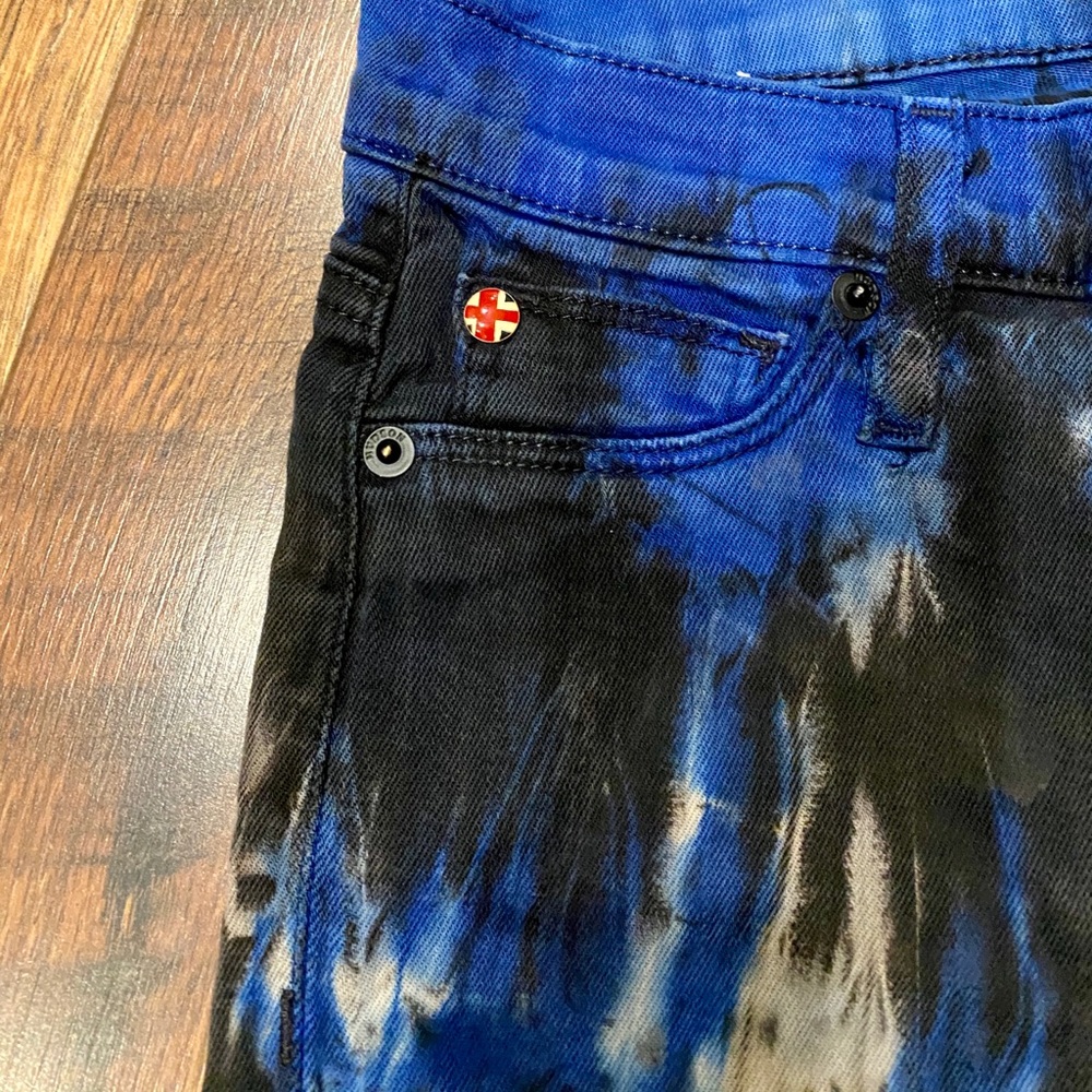 HUDSON Midrise Nico Octavia Tie Dye Jeans - Picture 5 of 8